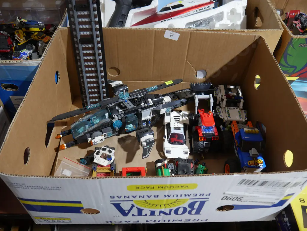 LEGO helicopter and vehicles Image 1++