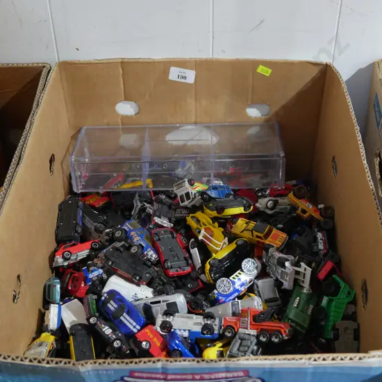 Assorted toy cars etc