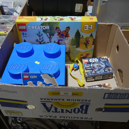 Boxed LEGO creator and Star wars etc