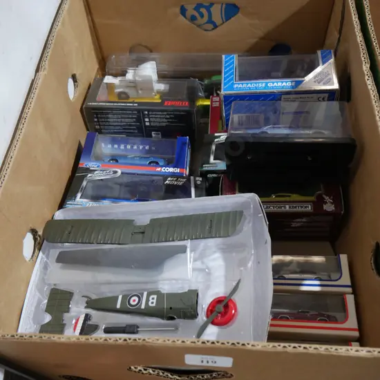 Assorted model cars etc