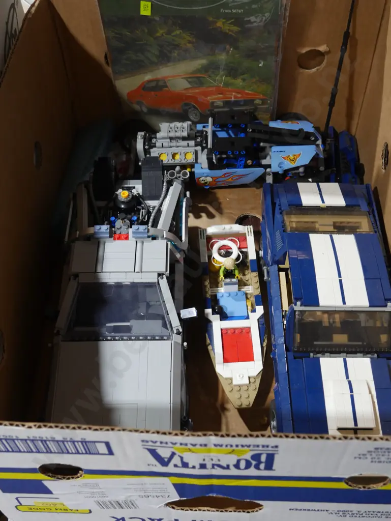 Lego Ford Mustang and DeLorean etc Image 1++