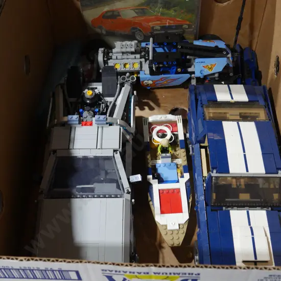Lego Ford Mustang and DeLorean etc