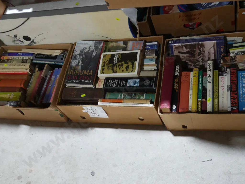 3 boxes of books Image 1++