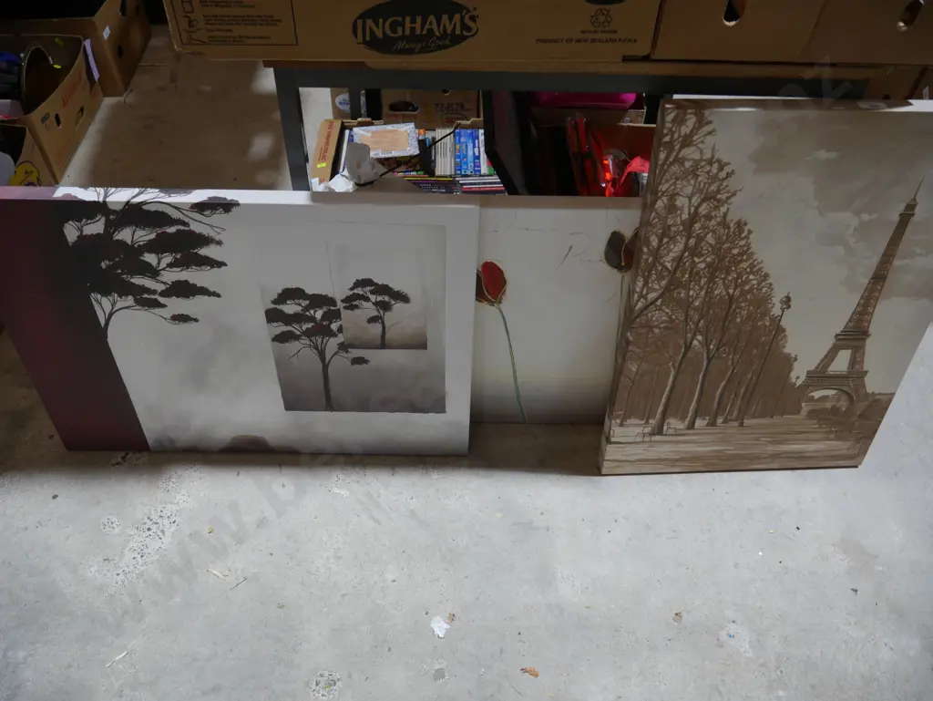 3 canvas artworks Image 1++