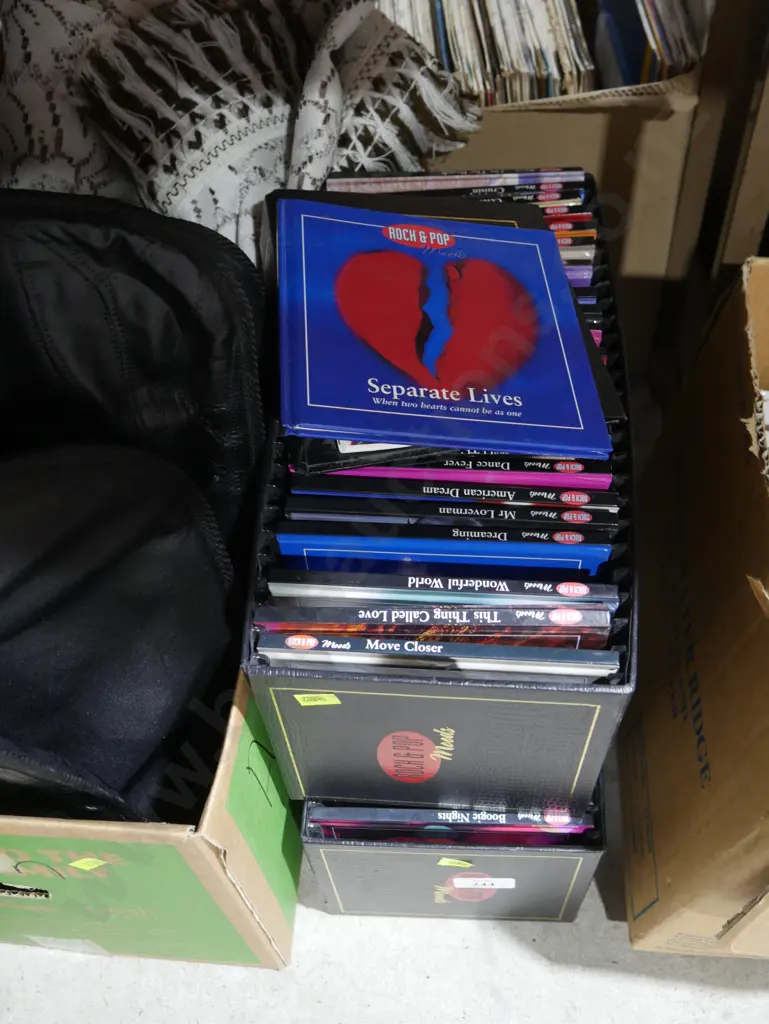 Boxed rock and pop CDs Image 1++