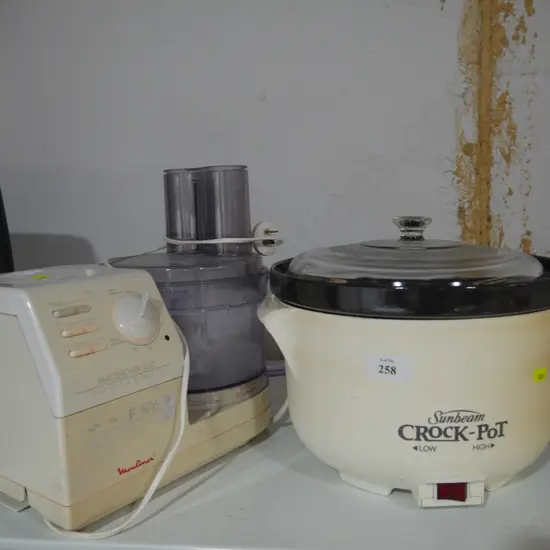 Sunbeam crock pot etc