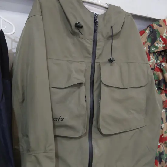 Wet weather fishing jacket