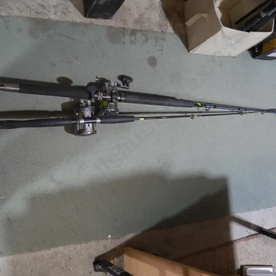 Two boat rod and reels