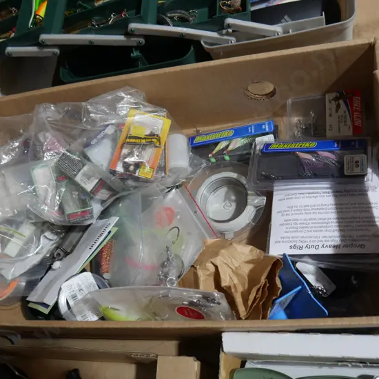 Assorted fishing gear