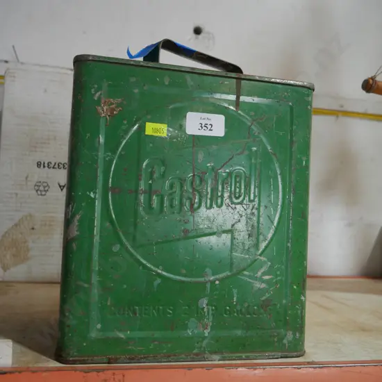 Castrol petrol can