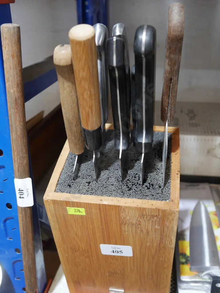 Knife block and knives Image 1++