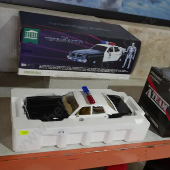 The Terminator model police car