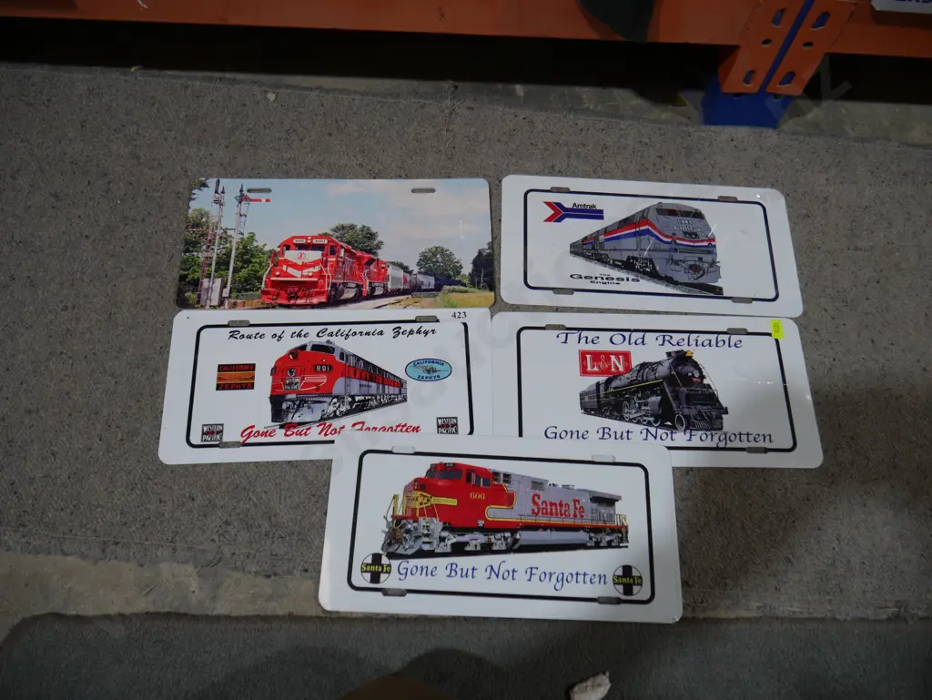 Assorted train signs Image 1++