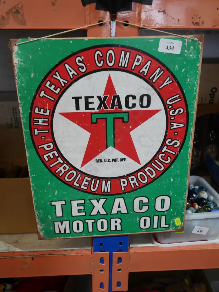 Texaco tin sign Image 1++