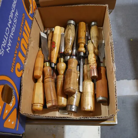 Assorted chisels