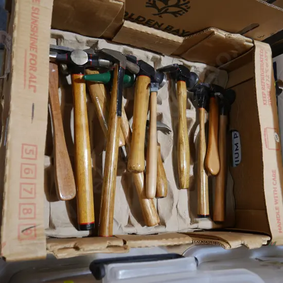 Assorted hammers