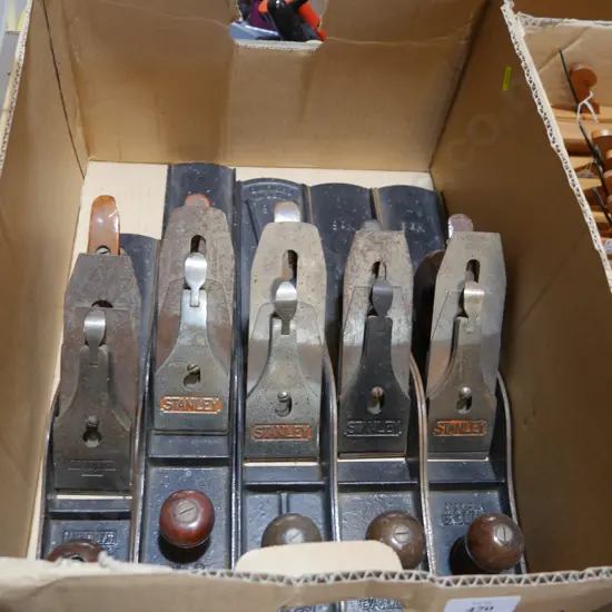 Assorted Stanley wood planes