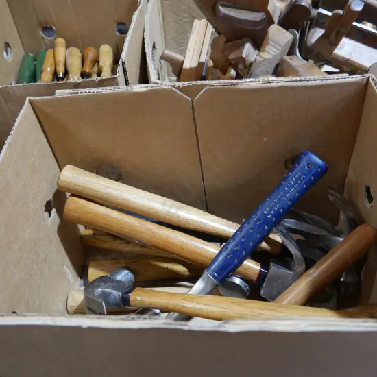 Assorted hammers
