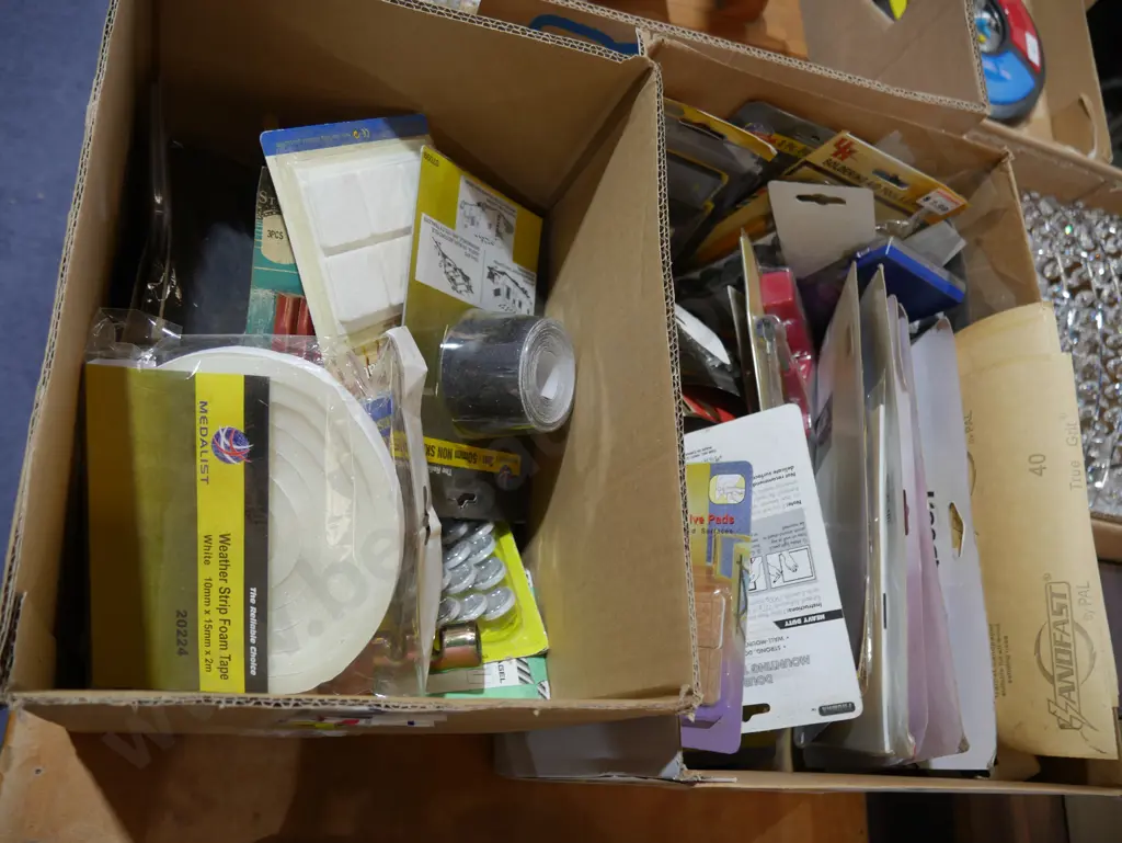 Two boxes of garage sundries Image 1++