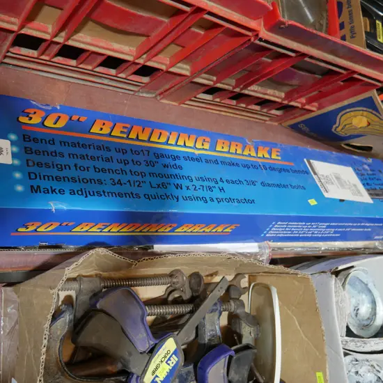 30 inch bending brake