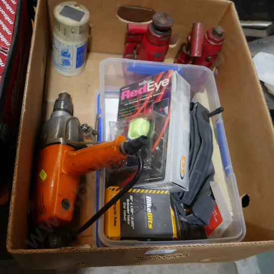 Electric drill hydraulic Jacks etc