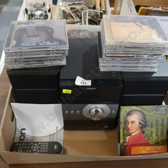 Veon  mini system and CDs