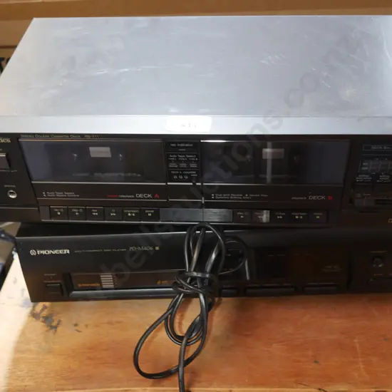 Pioneer CD player technics tape deck