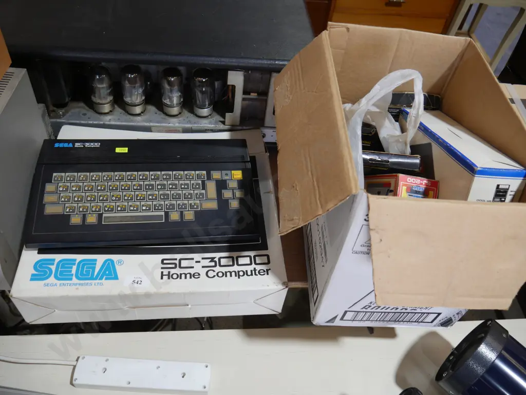 Sega home computer games keyboard joy stick Image 1++