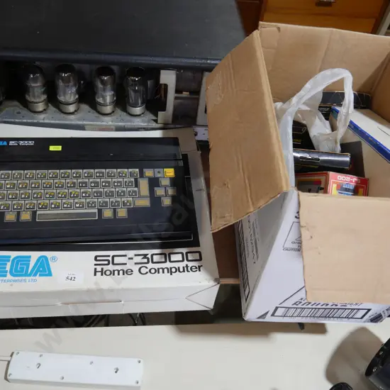 Sega home computer games keyboard joy stick