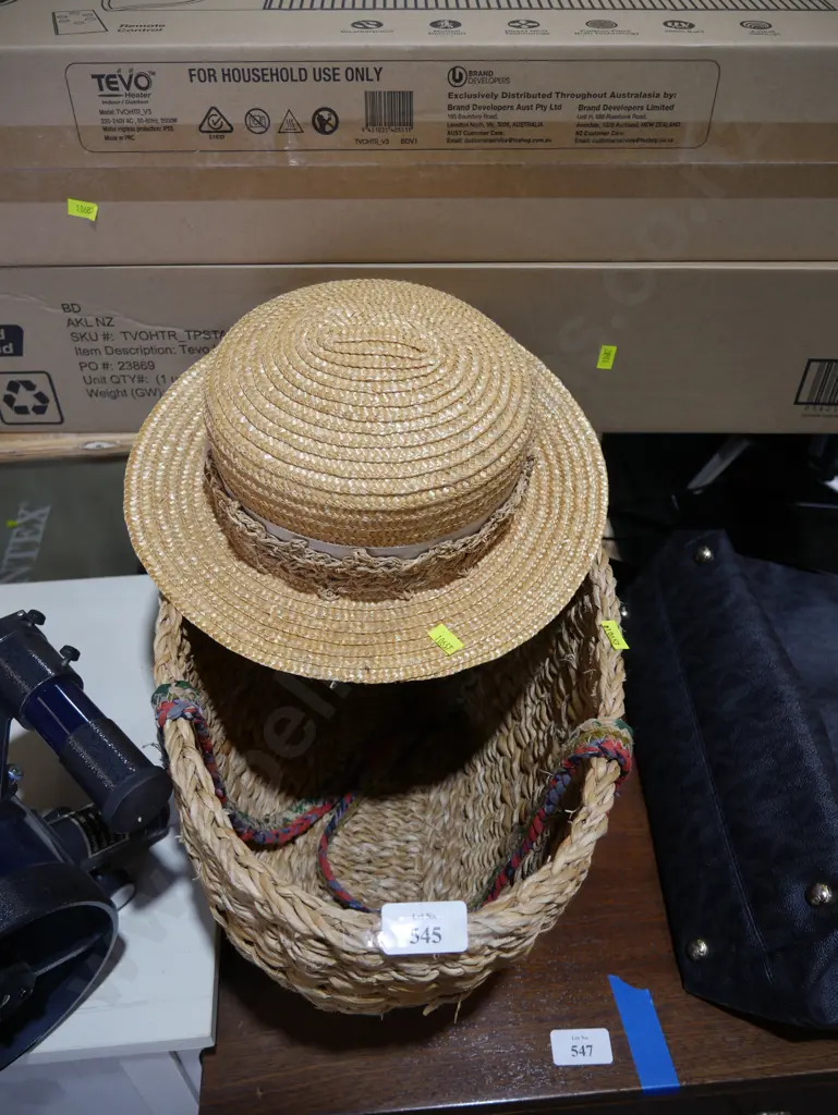 Basket and hat Image 1++
