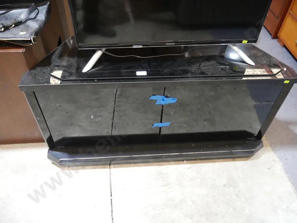 Black TV cabinet Image 1++