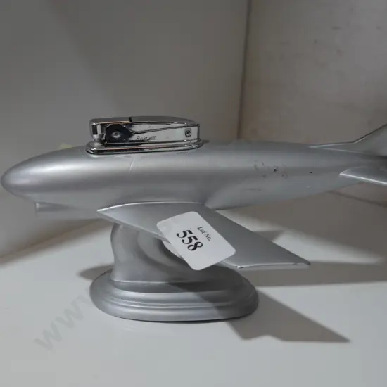Metal plane lighter ornament