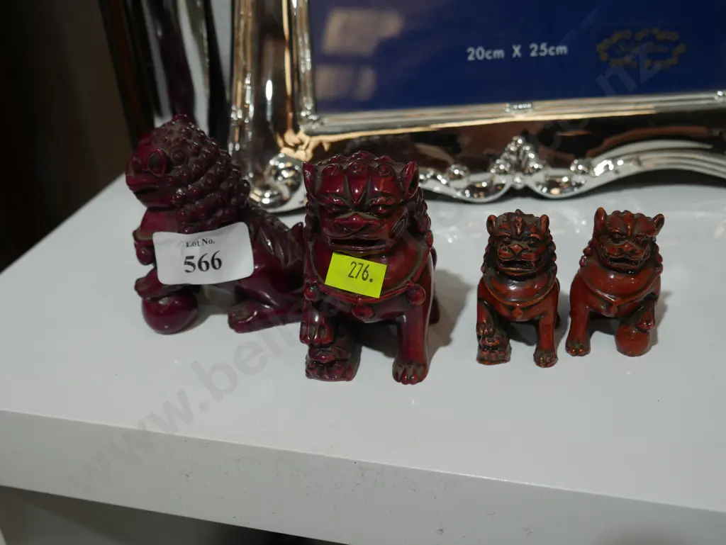 4 foo dog ornaments Image 1++