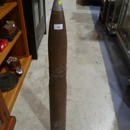 Naval dummy artillery shell