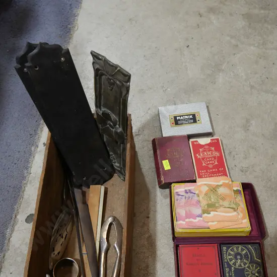 Old playing cards etc