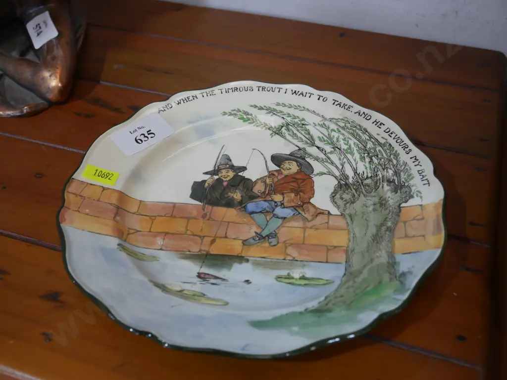 Royal Doulton fisherman's plate Image 1++