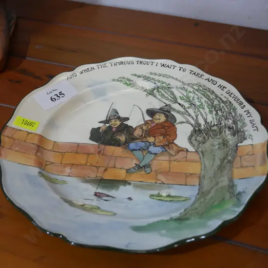 Royal Doulton fisherman's plate