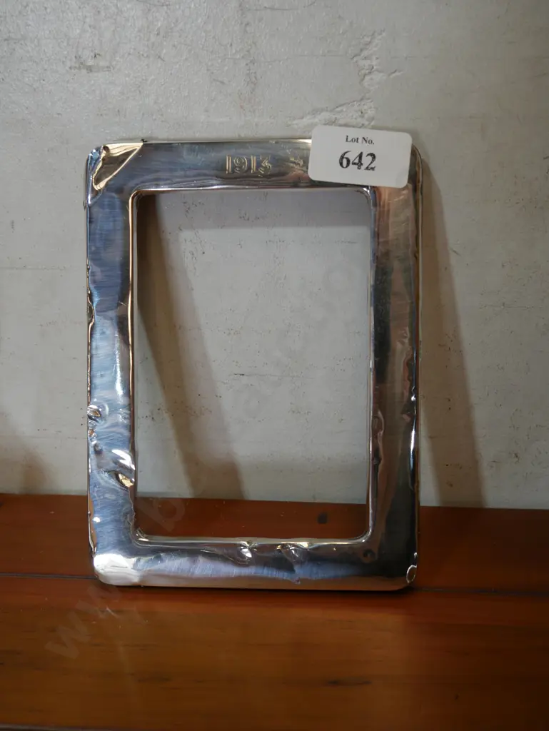 Sterling silver photo frame dated 1913 Image 1++