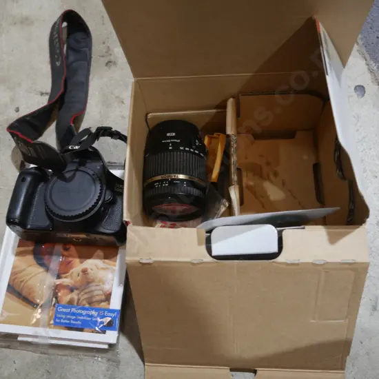 Canon eos600 camera and accessories