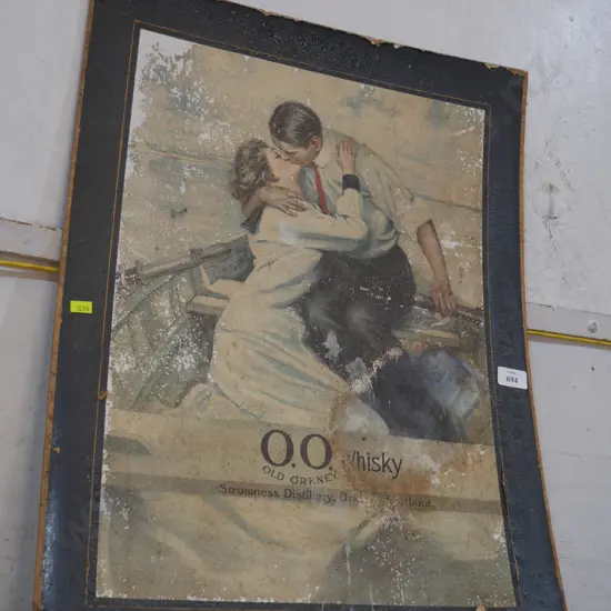 Poster whiskey advertisement