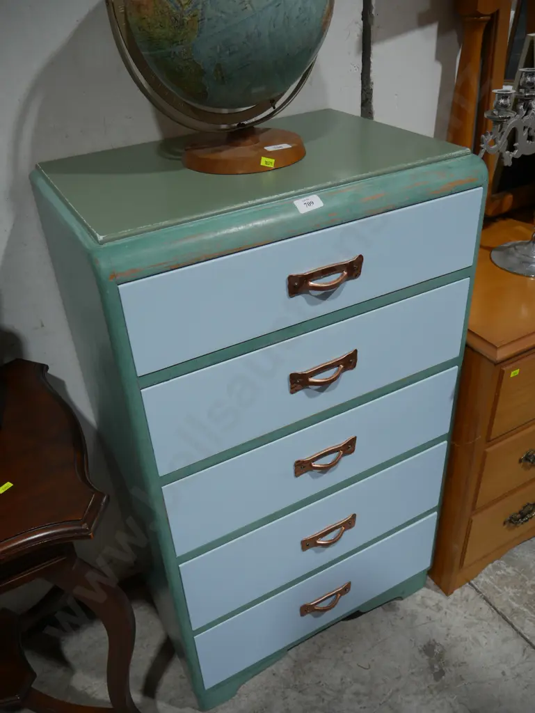 Painted tallboy Image 1++