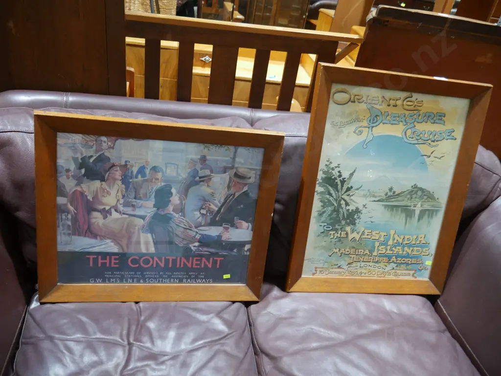 Two framed posters Image 1++