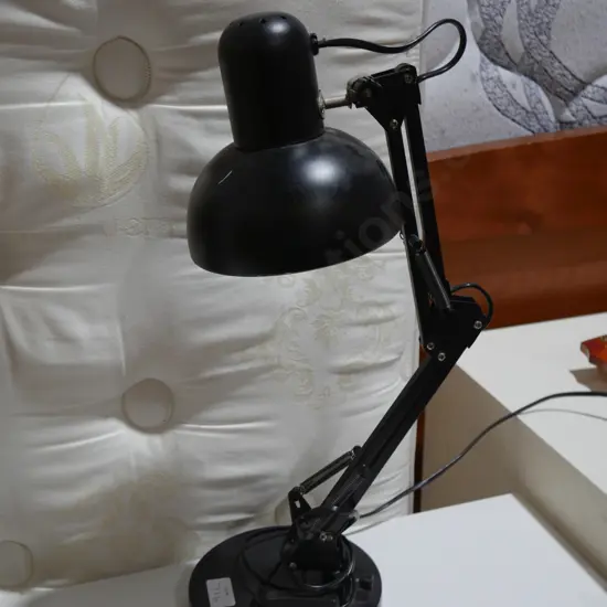 Angle poise table lamp