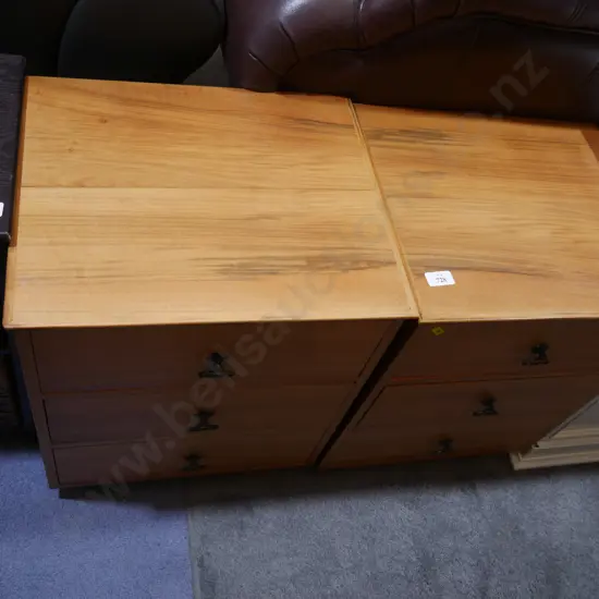 Pair of bedside drawers