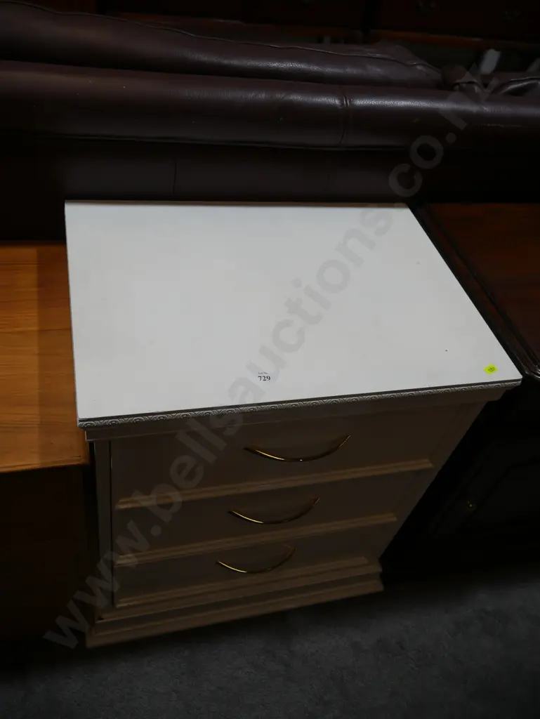 White bedside drawer Image 1++