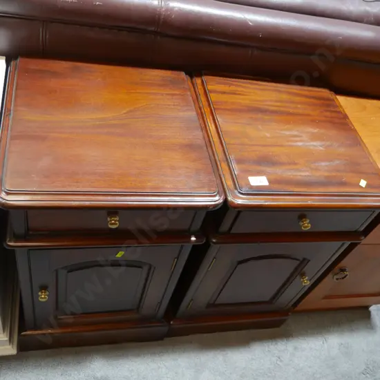 Pair of bedside cabinets