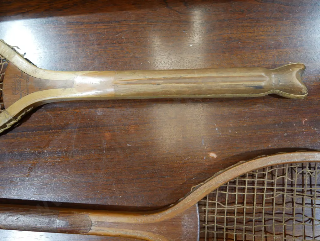 Three wooden rackets Image 1++