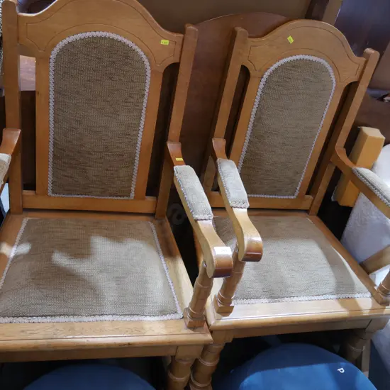 Pair of carver chairs