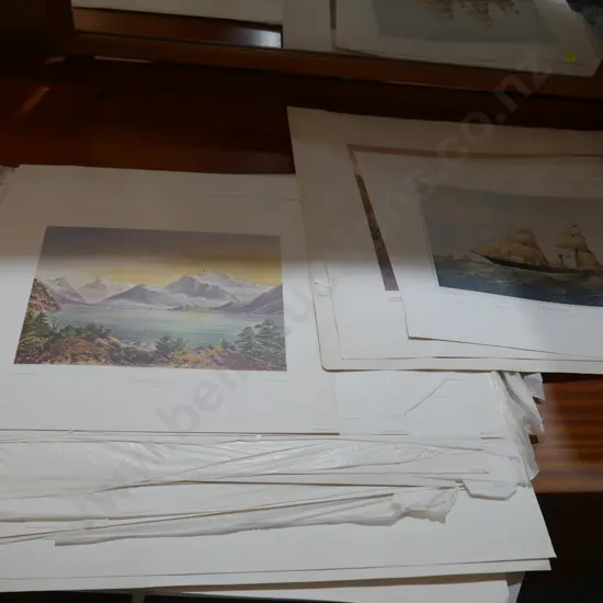 Assorted limited edition New Zealand prints