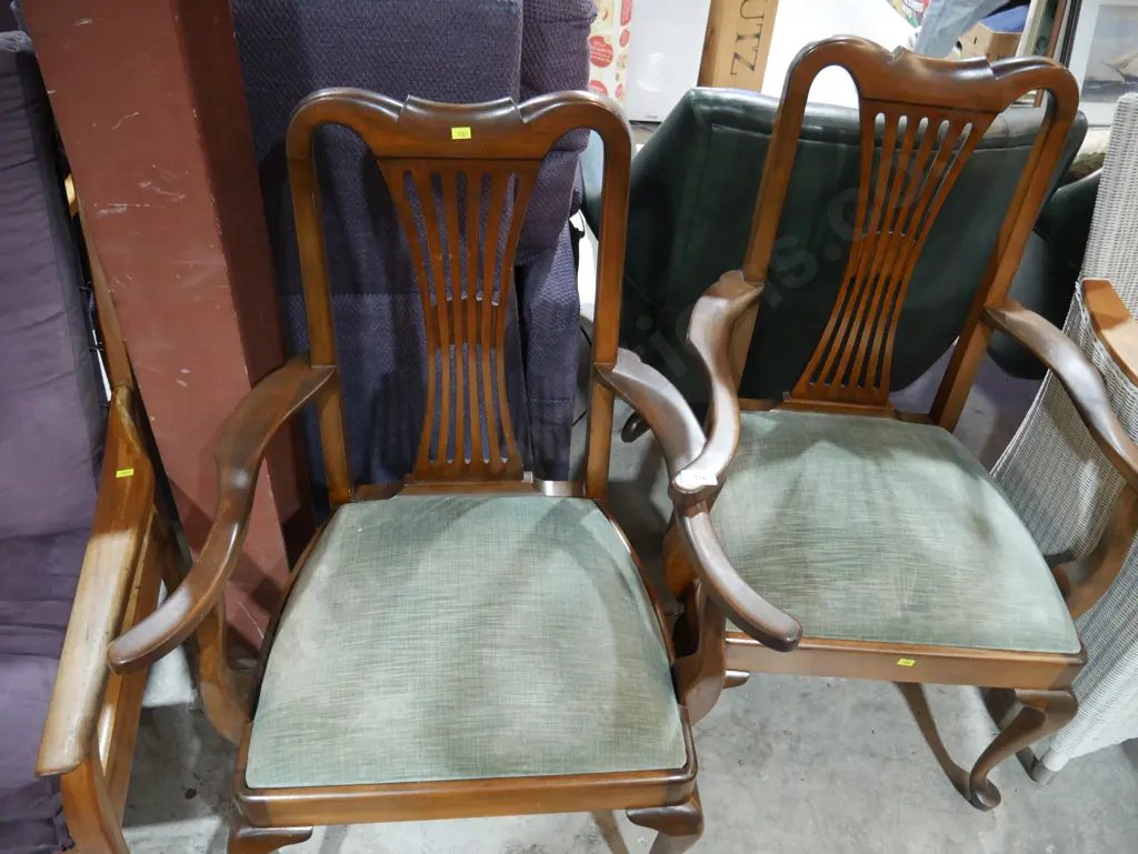 Pair of carver chairs Image 1++